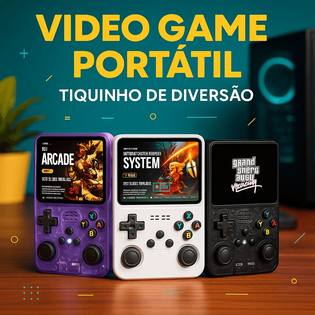 Video Game Portátil - Tiquinho De Diversão - Tiquinho De Cada
