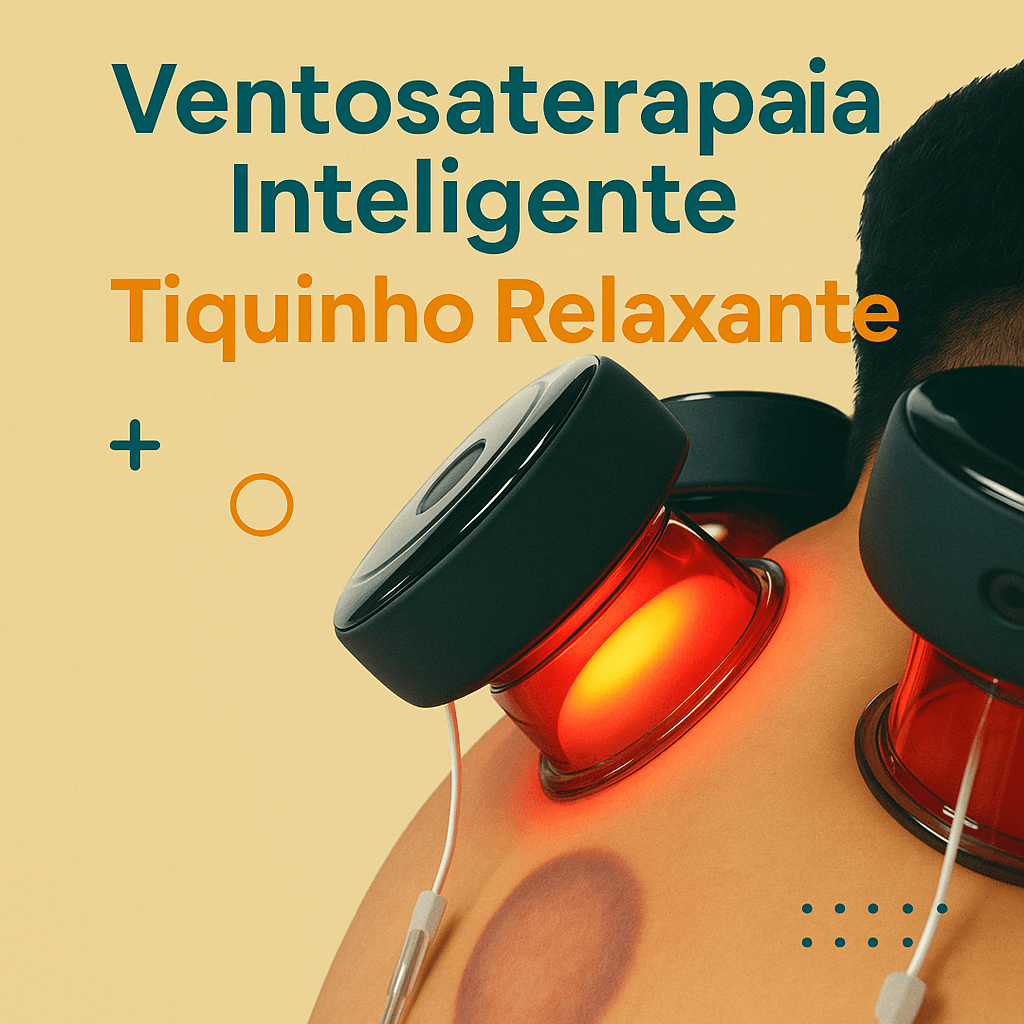 Ventosaterapia inteligente - Tiquinho Relaxante - Tiquinho De Cada