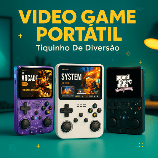 Video Game Portátil - Tiquinho De Diversão (versão Pró) - Tiquinho De Cada
